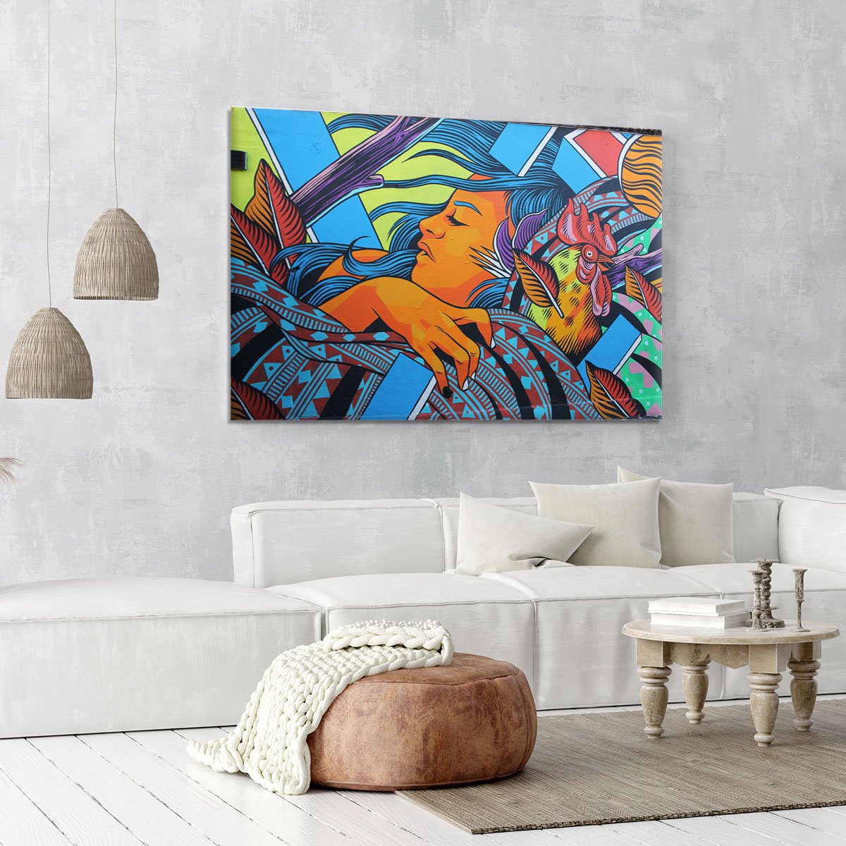 London Street Art Canvas Print or Poster