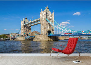 London Tower Bridge Wall Mural Wallpaper - Canvas Art Rocks - 2
