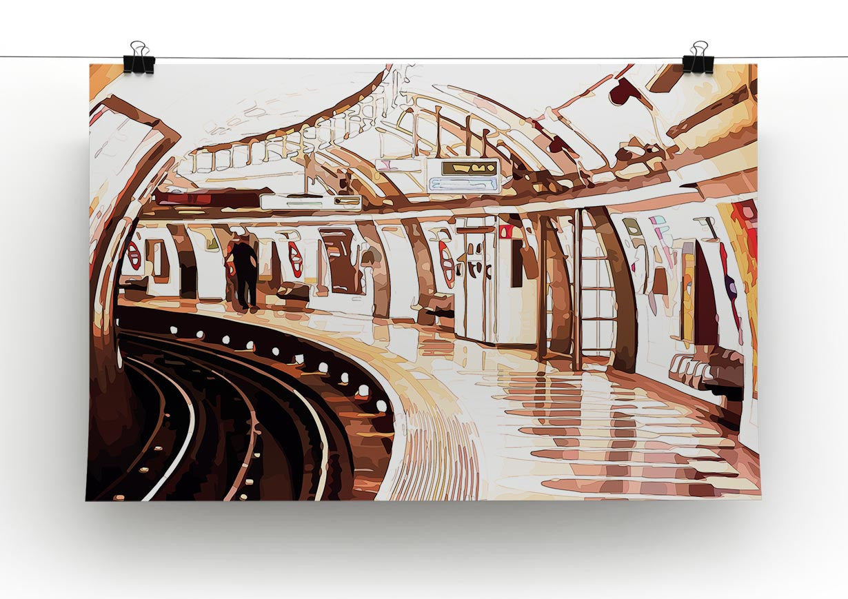 London Underground Print - Canvas Art Rocks - 2