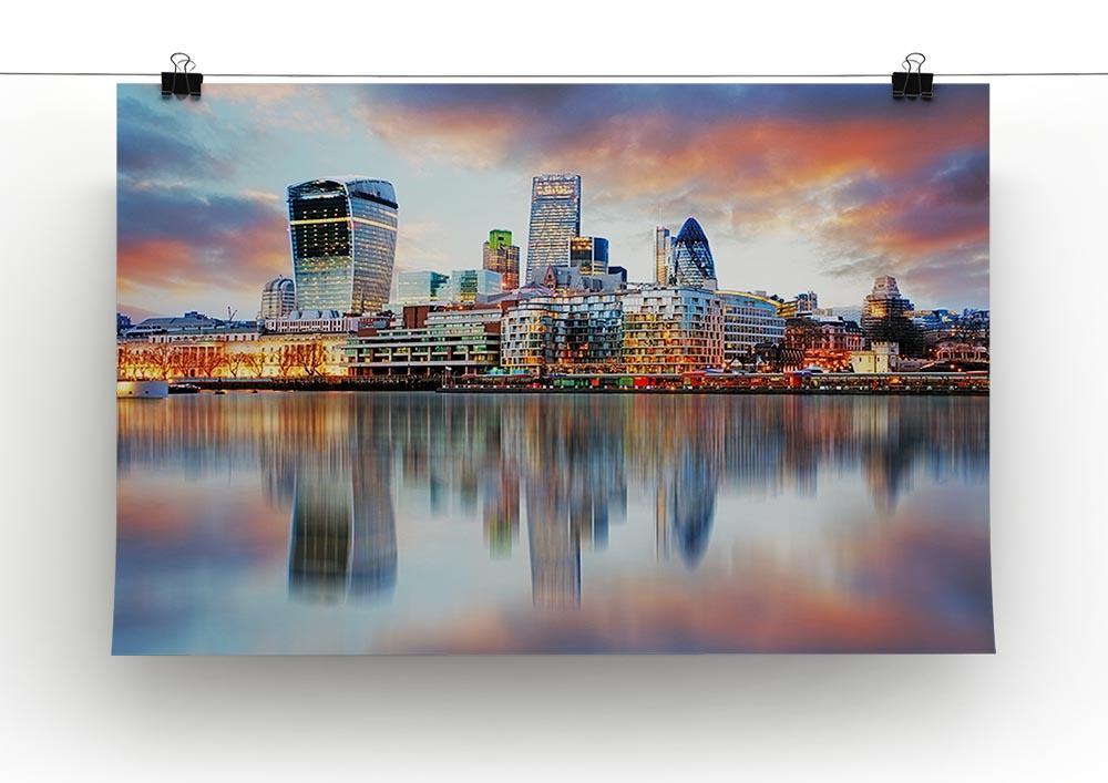 London skyline Canvas Print or Poster - Canvas Art Rocks - 2