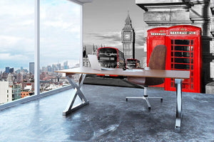 London symbols Wall Mural Wallpaper - Canvas Art Rocks - 3