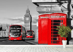 London symbols Wall Mural Wallpaper - Canvas Art Rocks - 4