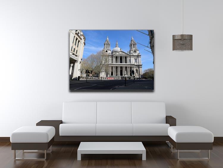 London under Lockdown 2020 St Pauls Cathedral Canvas Print or Poster