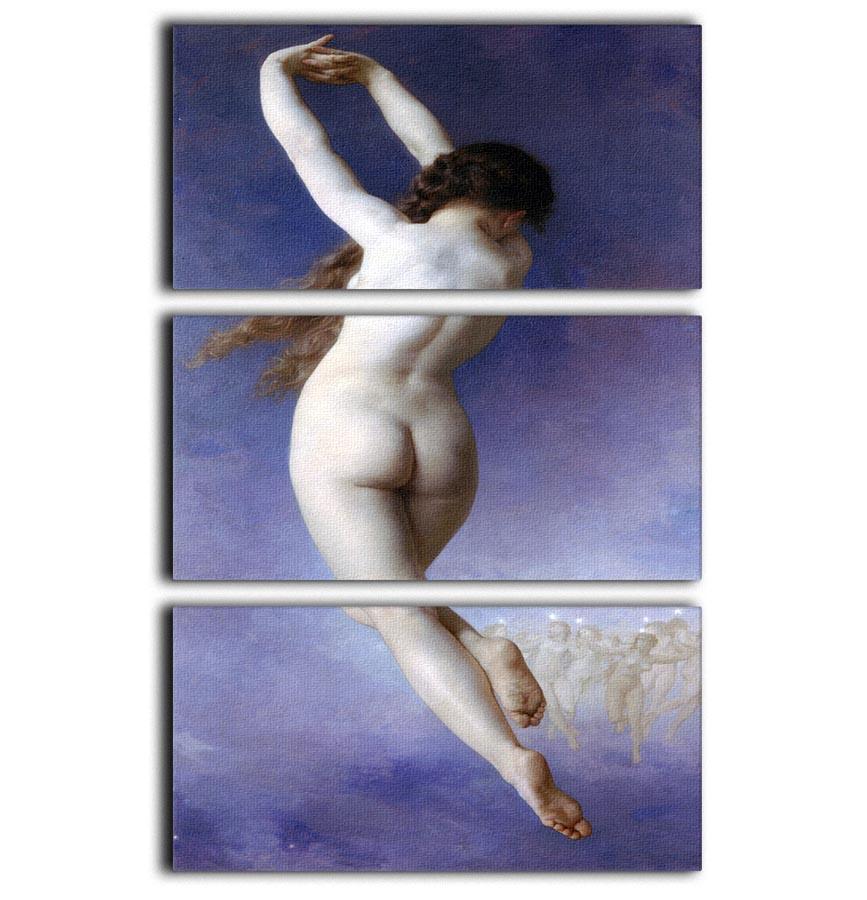Lost Pleiad By Bouguereau 3 Split Panel Canvas Print - Canvas Art Rocks - 1