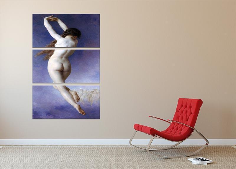 Lost Pleiad By Bouguereau 3 Split Panel Canvas Print - Canvas Art Rocks - 2