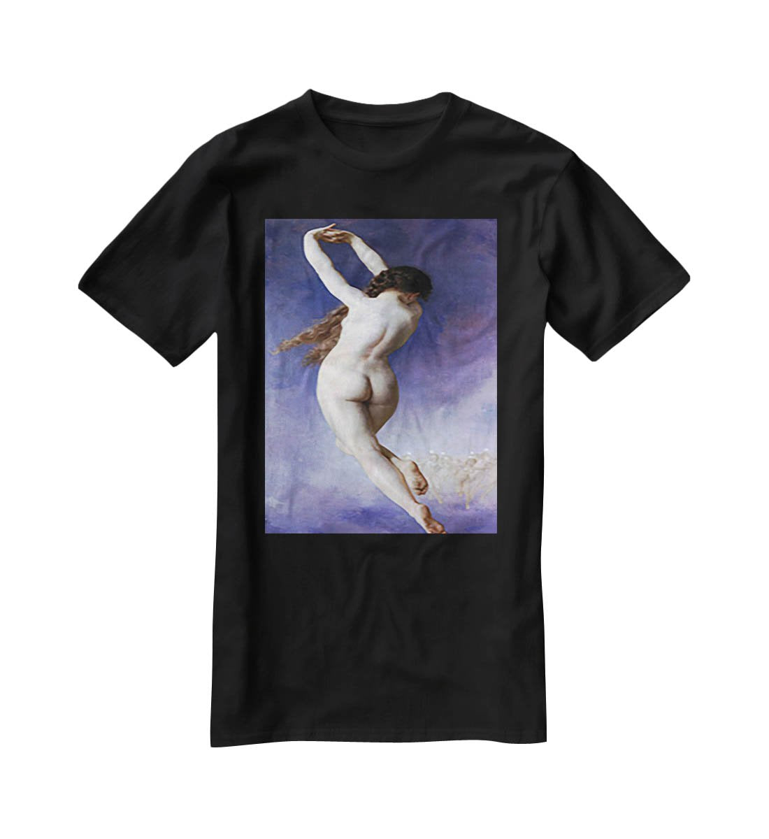 Lost Pleiad By Bouguereau T-Shirt - Canvas Art Rocks - 1