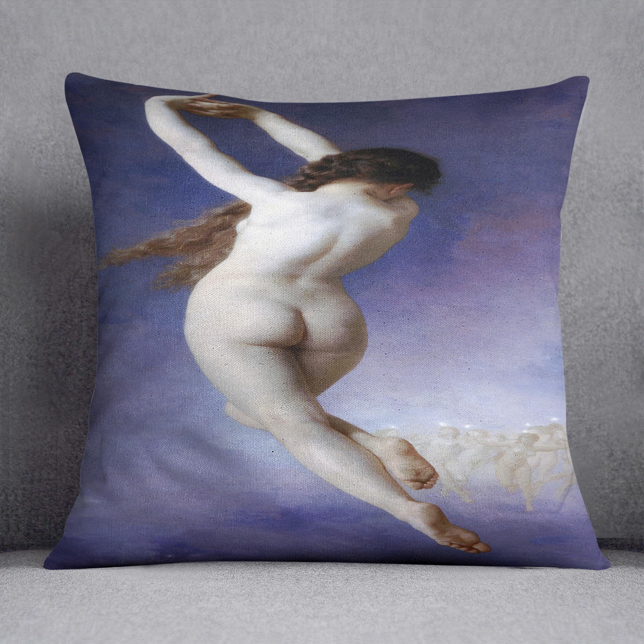 Lost Pleiad By Bouguereau Throw Pillow