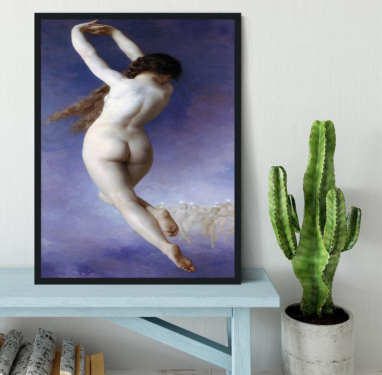Lost Pleiad By Bouguereau Framed Print - Canvas Art Rocks - 2