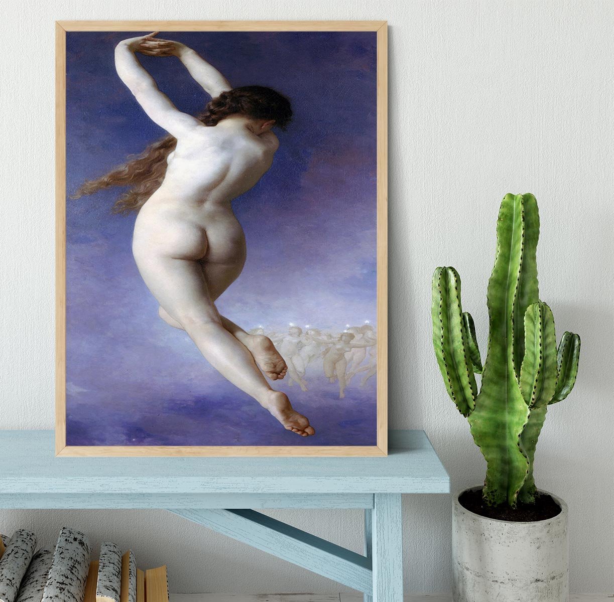 Lost Pleiad By Bouguereau Framed Print - Canvas Art Rocks - 4