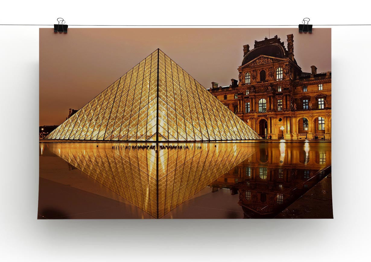 Louvre Museum Print - Canvas Art Rocks - 2