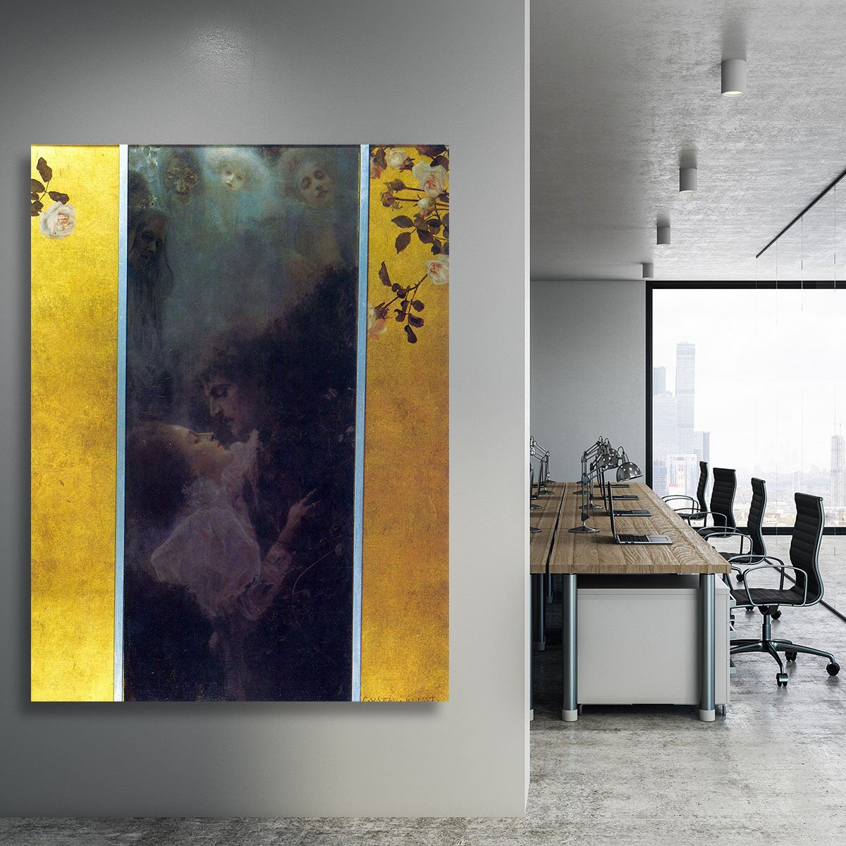 Love by Klimt Canvas Print or Poster