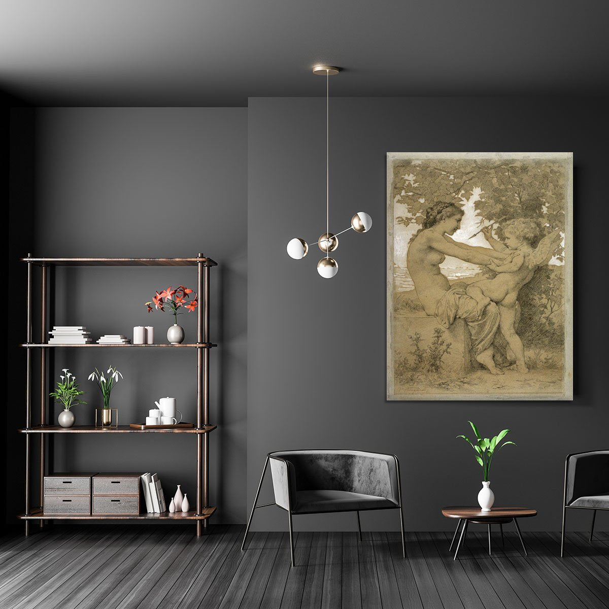 Loves Resistance By Bouguereau Canvas Print or Poster