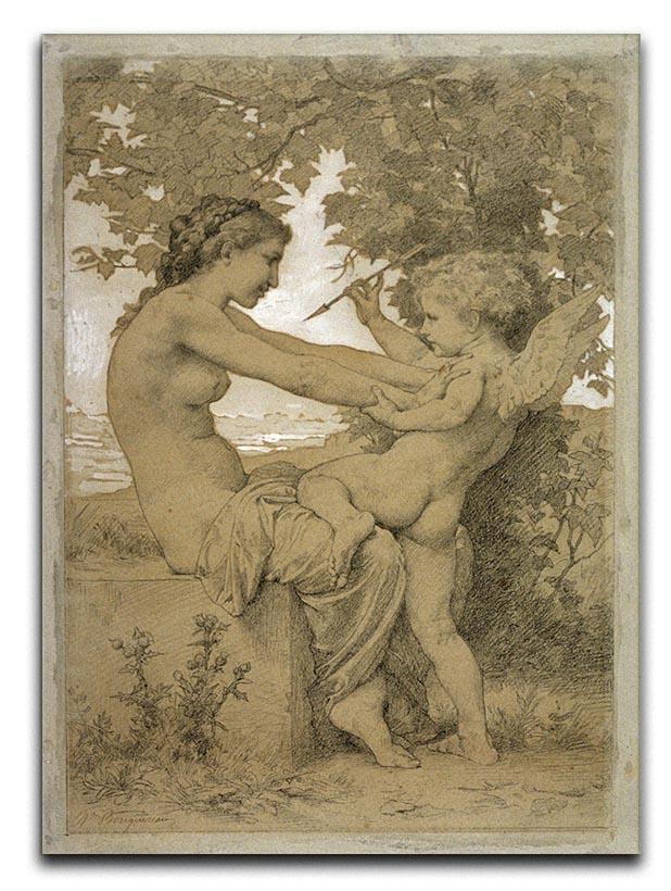 Loves Resistance By Bouguereau Canvas Print or Poster  - Canvas Art Rocks - 1