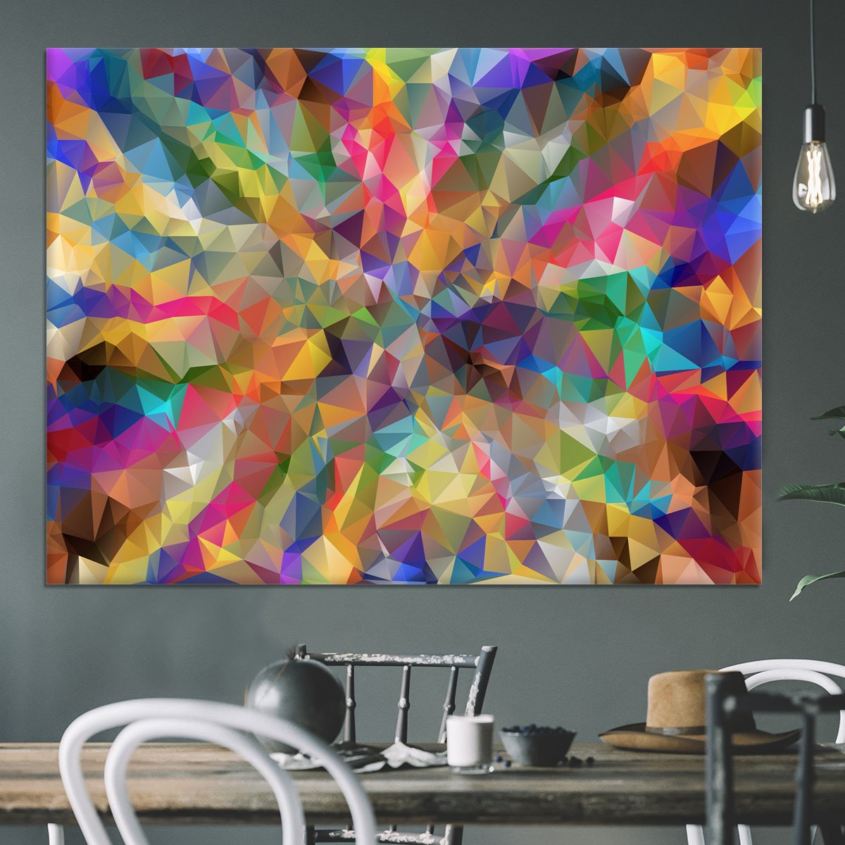 Low Poly Canvas Print or Poster