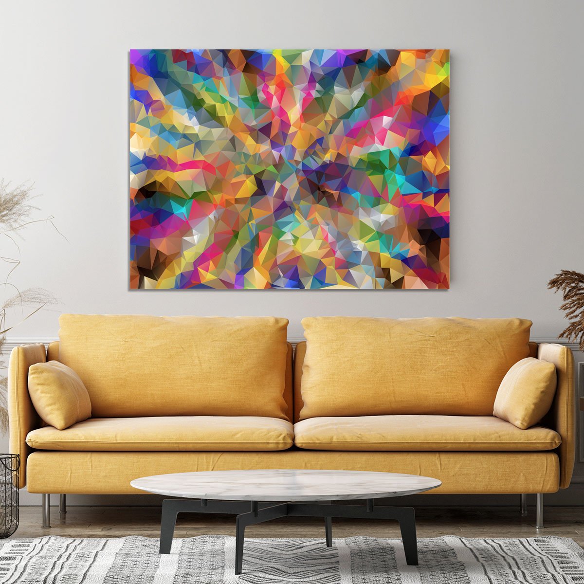 Low Poly Canvas Print or Poster