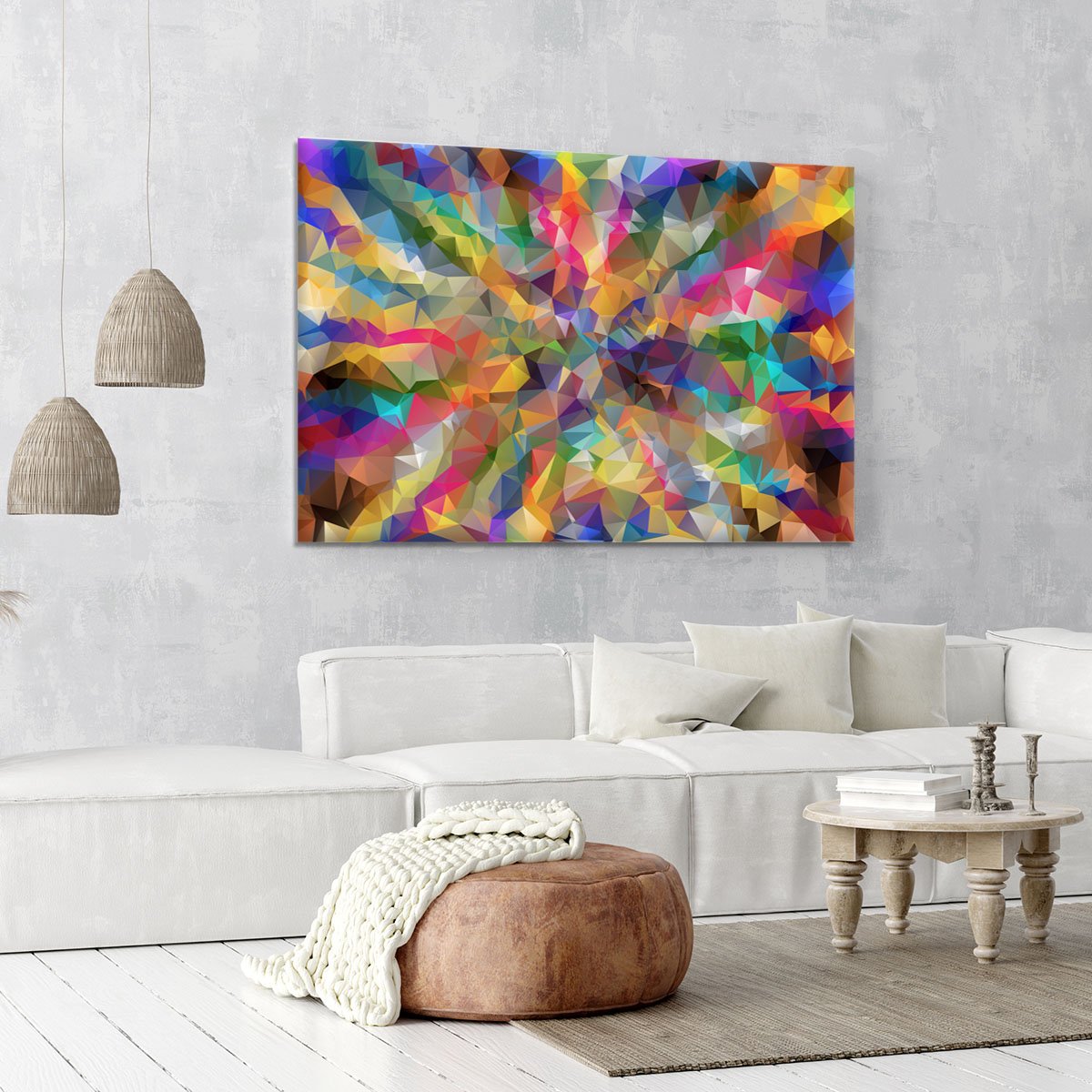 Low Poly Canvas Print or Poster