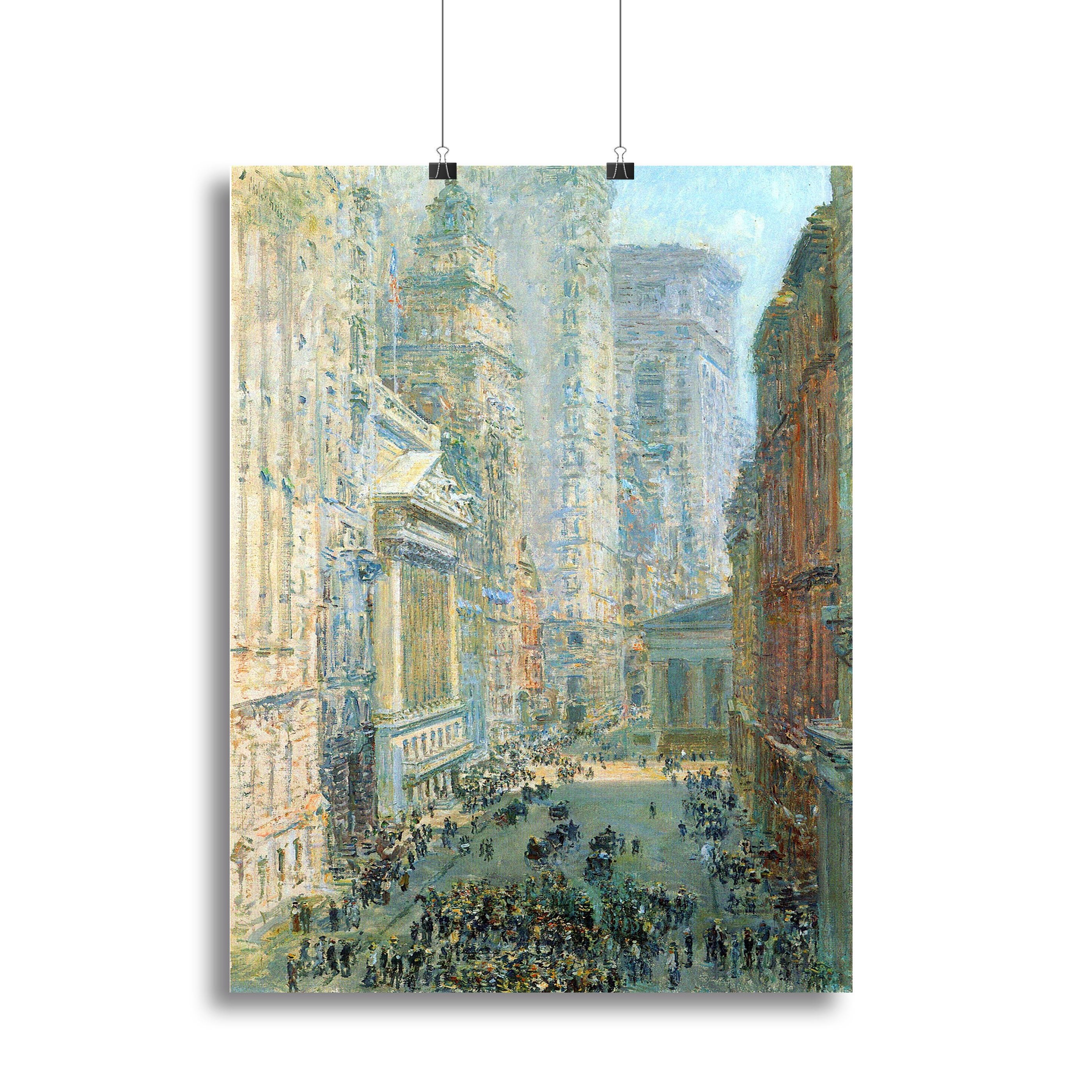 Lower Manhattan by Hassam Canvas Print or Poster