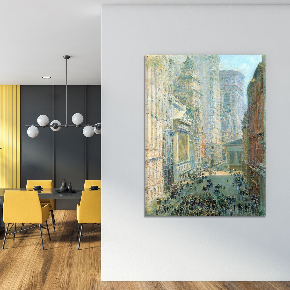 Lower Manhattan by Hassam Canvas Print or Poster