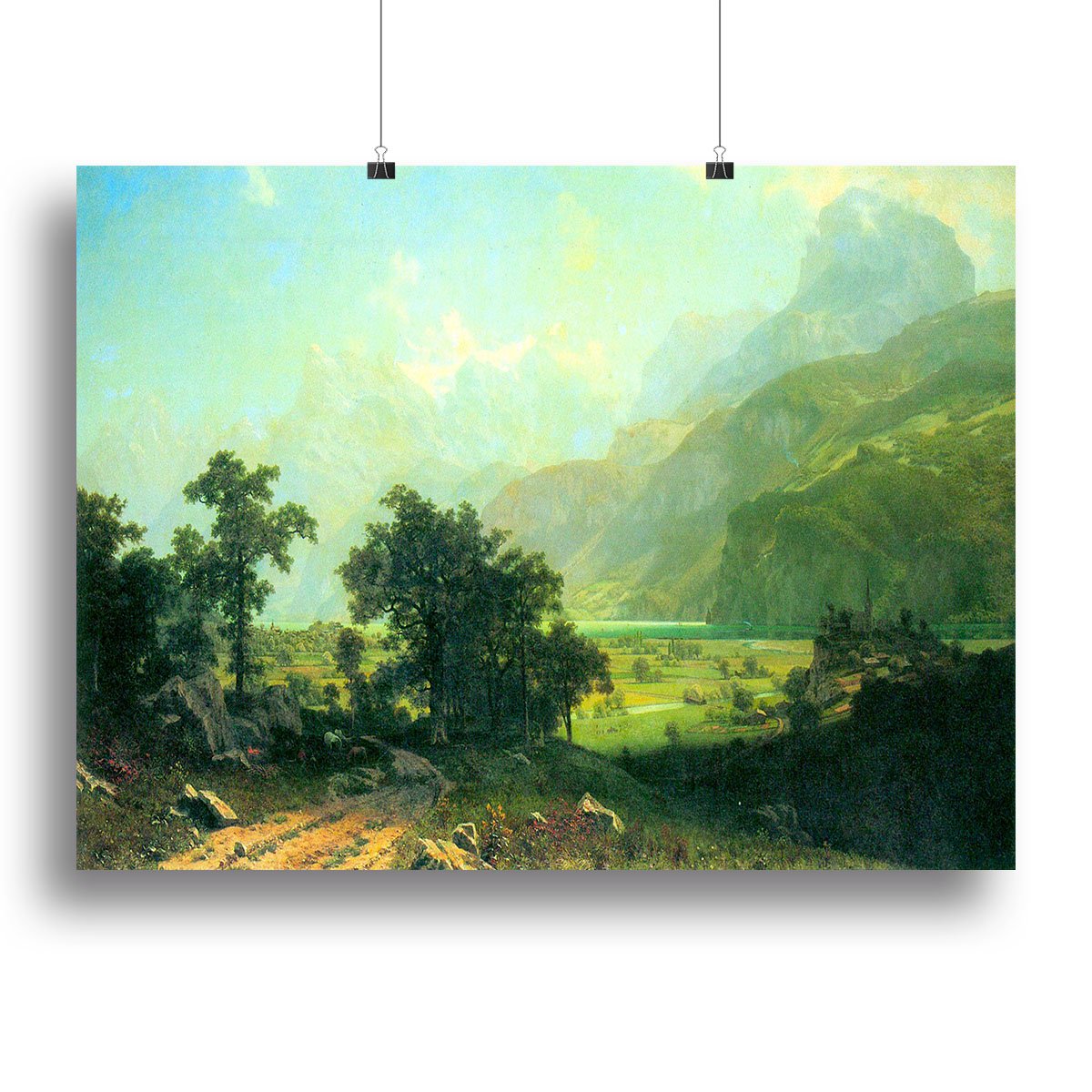 Lucerne Switzerland by Bierstadt Canvas Print or Poster