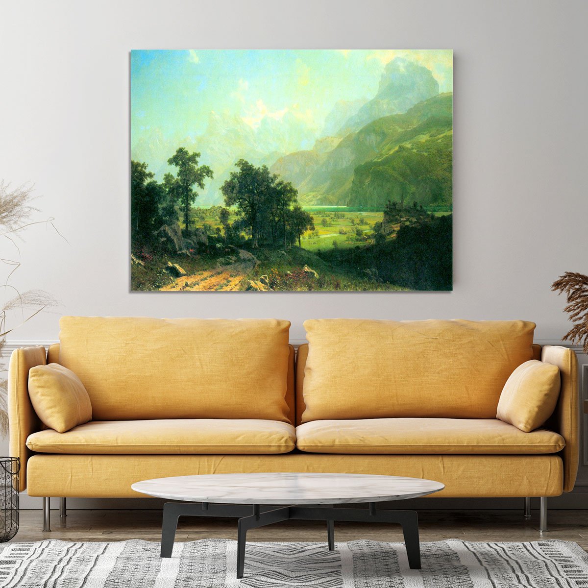 Lucerne Switzerland by Bierstadt Canvas Print or Poster