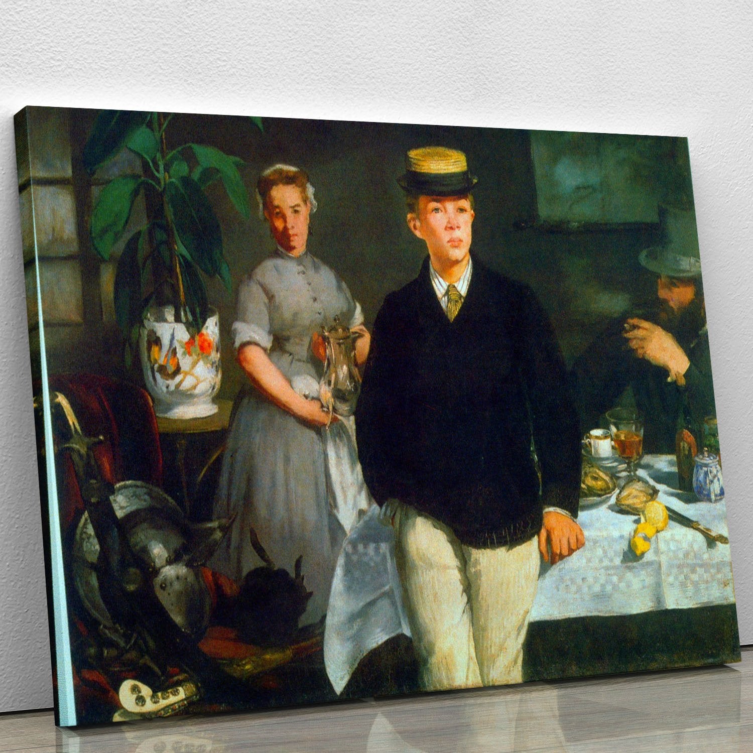 Luncheon by Manet Canvas Print or Poster