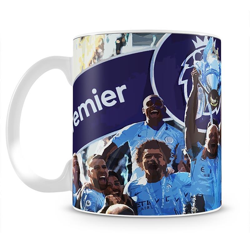 MANCHESTER CITY PREMIER LEAGUE WINNERS 2019 Mug - Canvas Art Rocks - 1