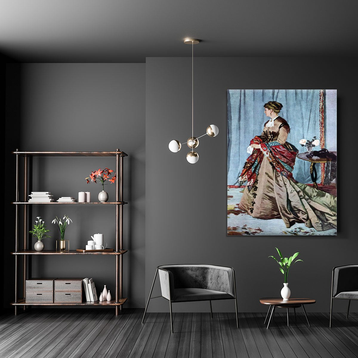 Madame Gaudibert by Monet Canvas Print or Poster