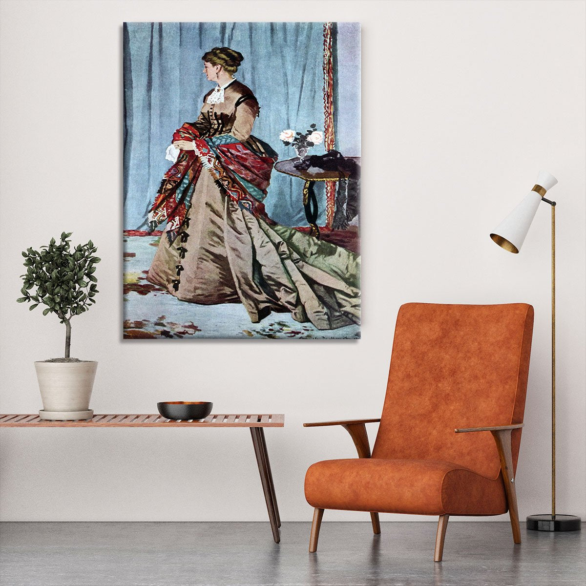 Madame Gaudibert by Monet Canvas Print or Poster