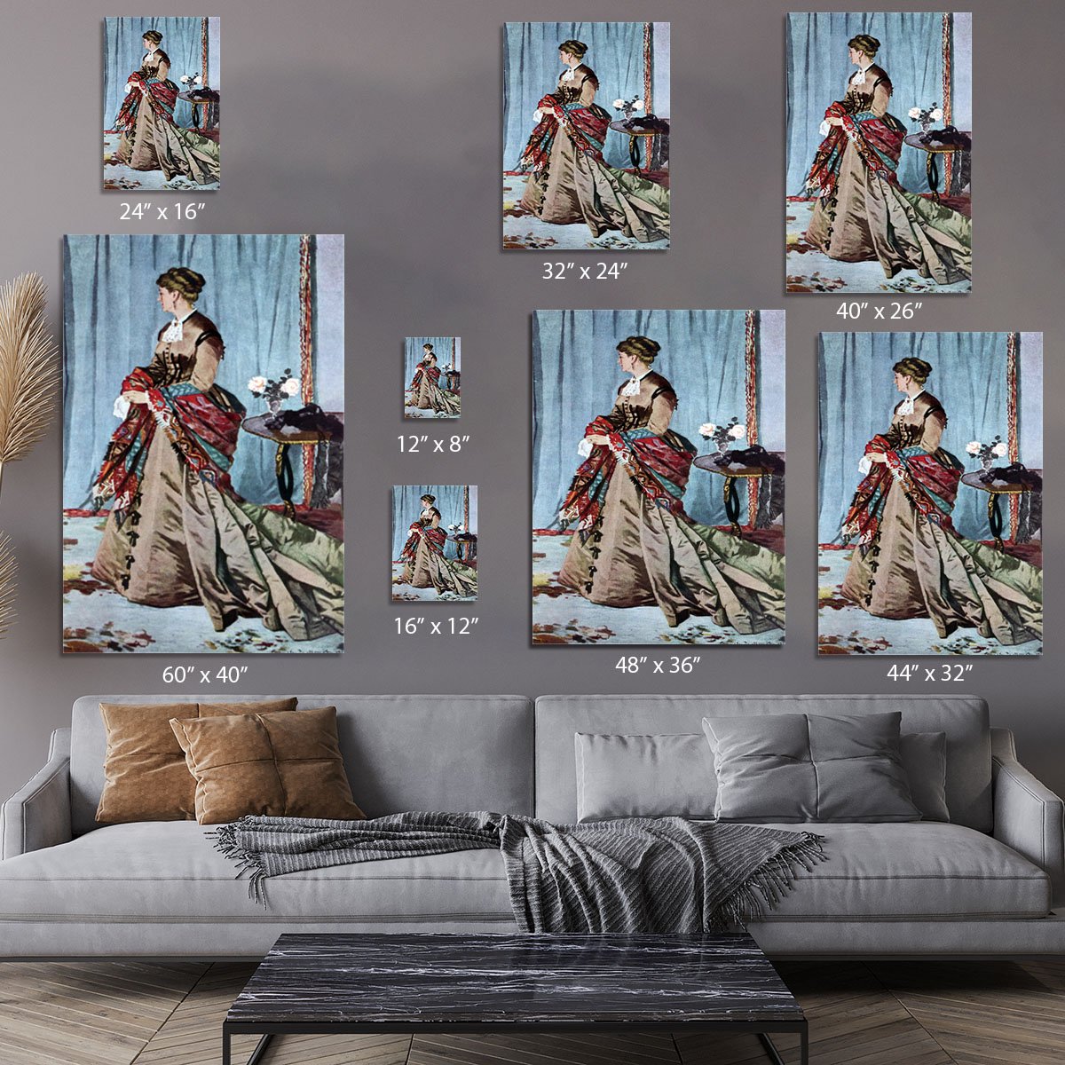 Madame Gaudibert by Monet Canvas Print or Poster