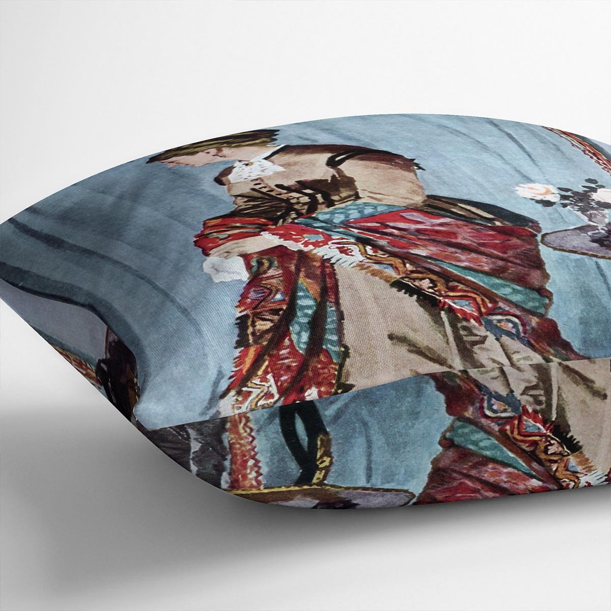 Madame Gaudibert by Monet Throw Pillow