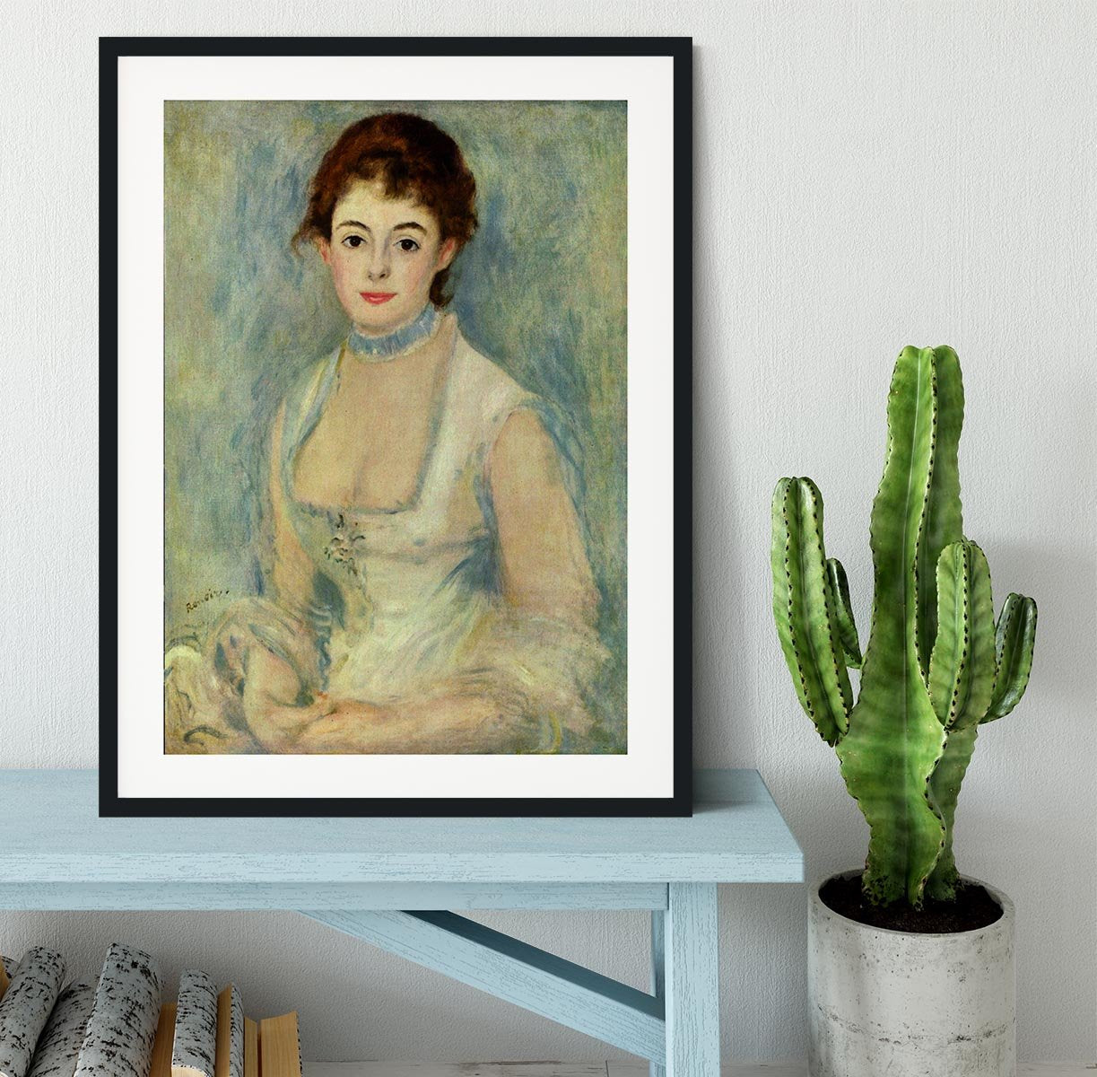 Madame Henriot by Renoir Framed Print - Canvas Art Rocks - 1