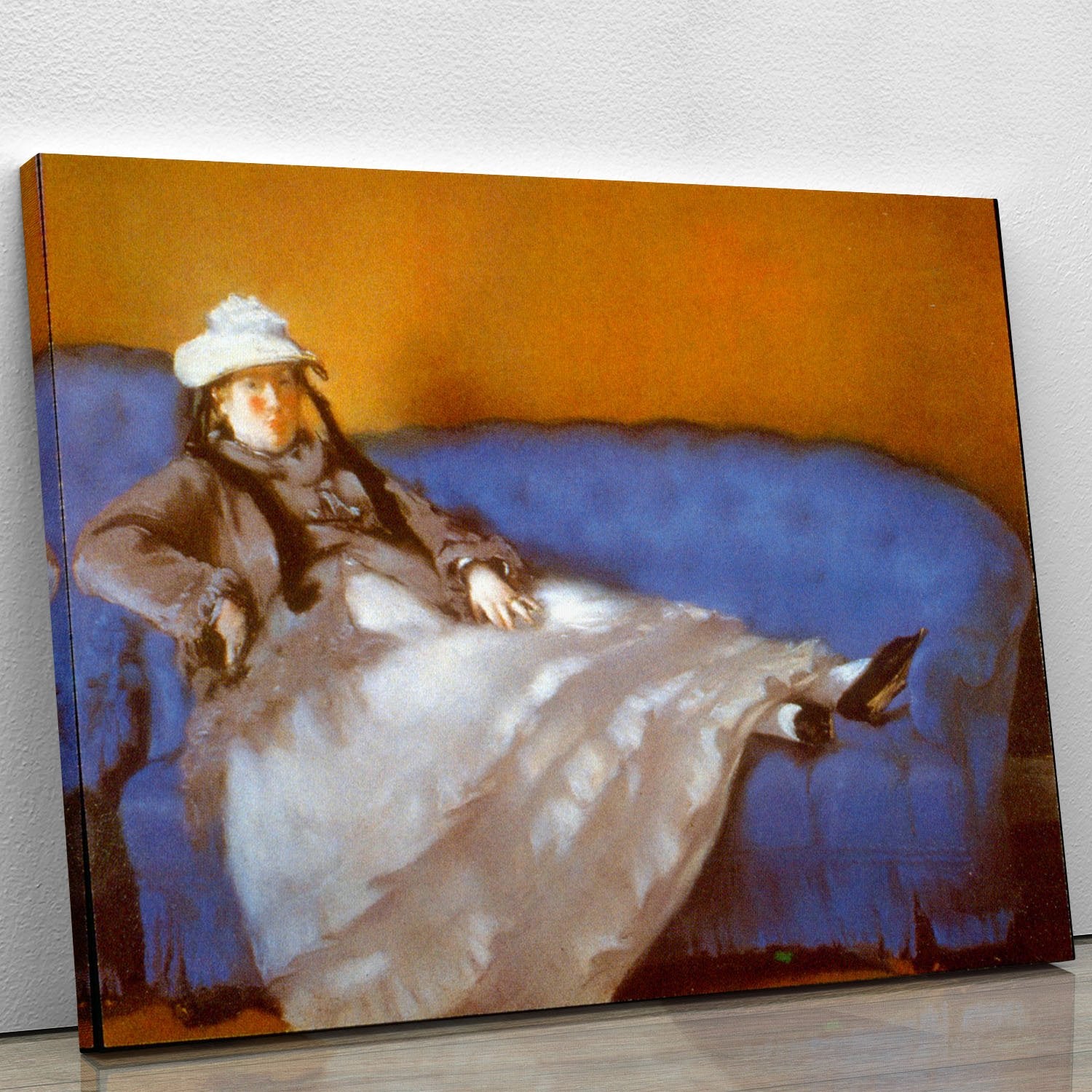 Madame Manet by Manet Canvas Print or Poster