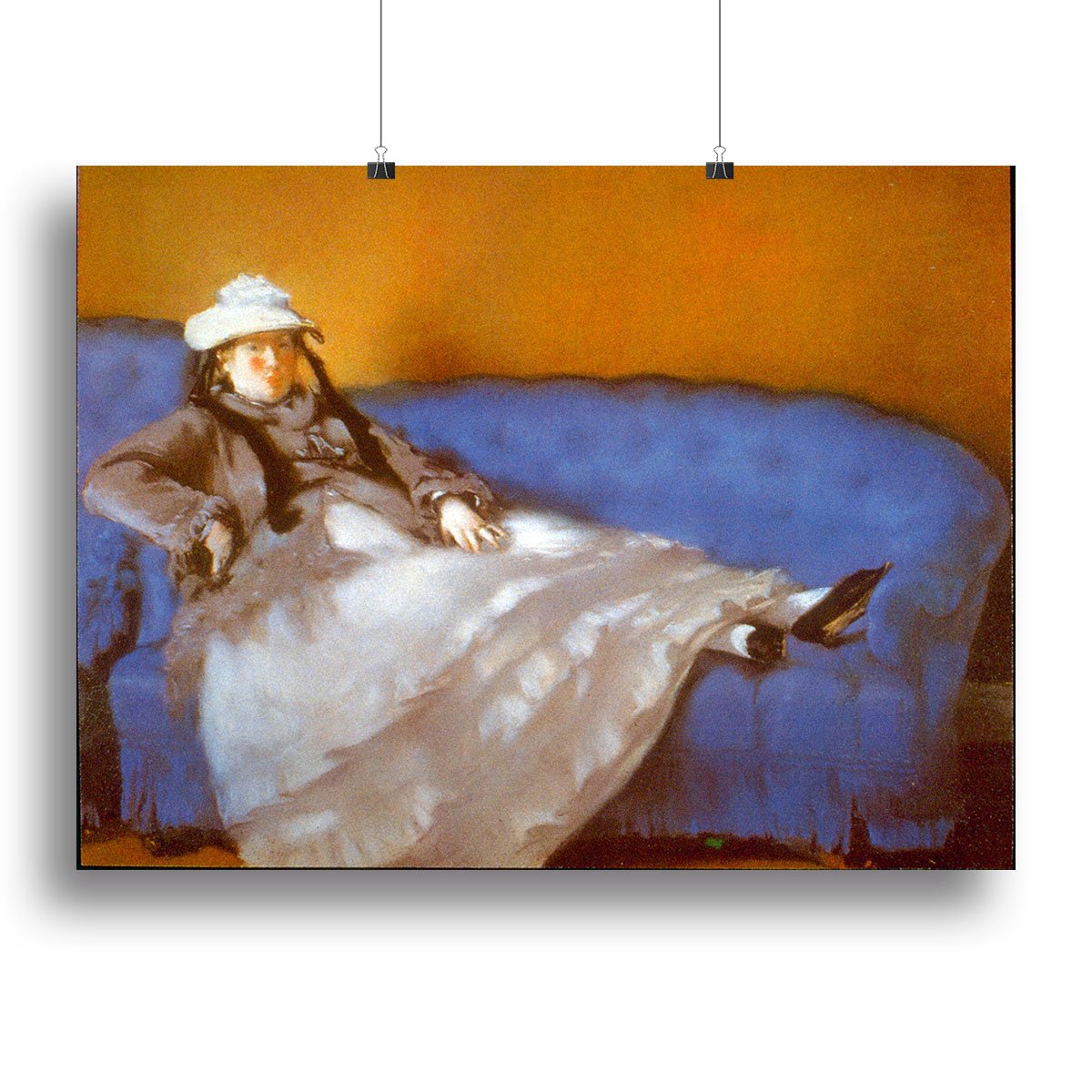 Madame Manet by Manet Canvas Print or Poster
