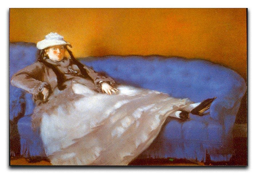 Madame Manet by Manet Canvas Print or Poster  - Canvas Art Rocks - 1