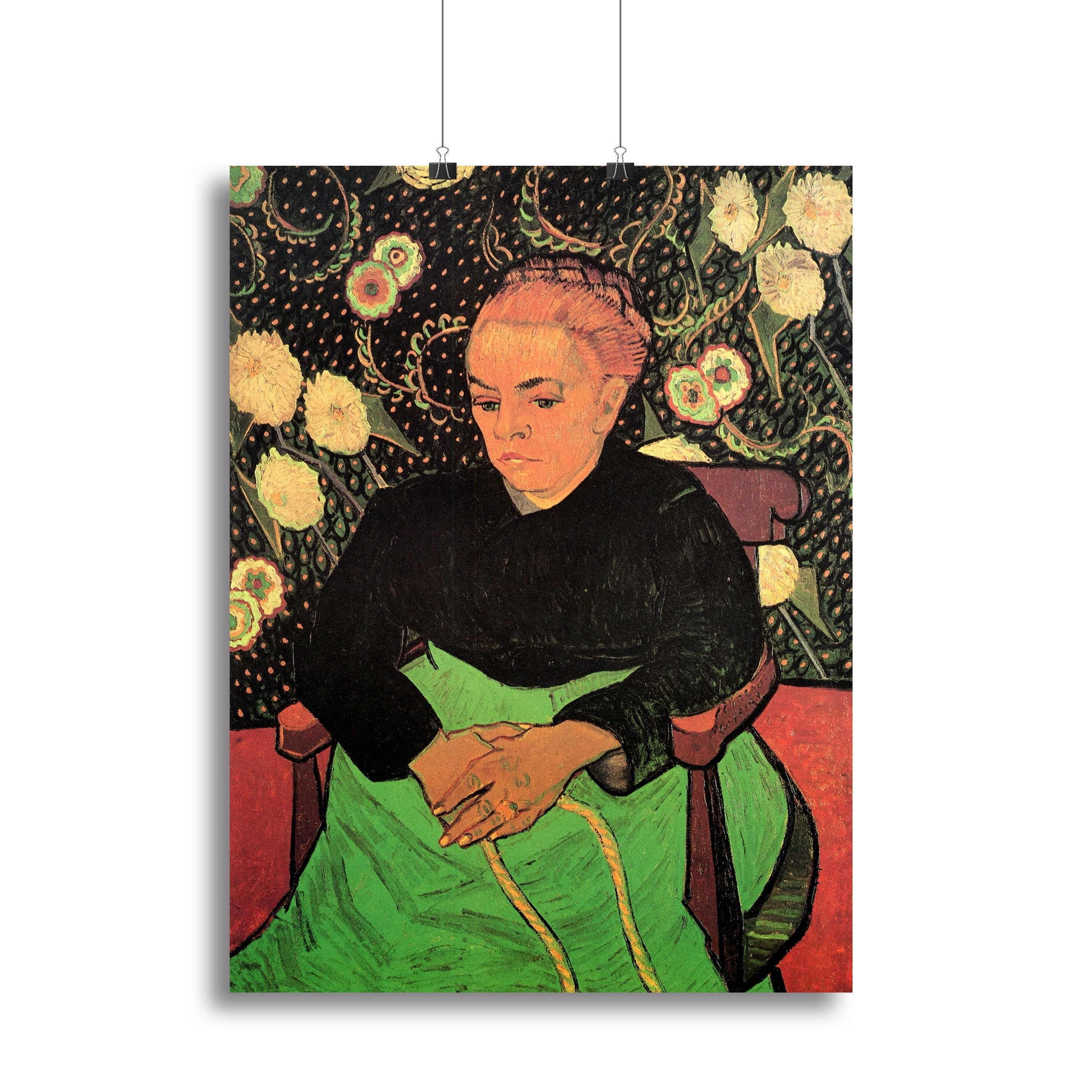 Madame Roulin Rocking the Cradle La Berceuse by Van Gogh Canvas Print or Poster