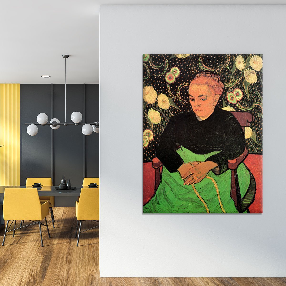 Madame Roulin Rocking the Cradle La Berceuse by Van Gogh Canvas Print or Poster