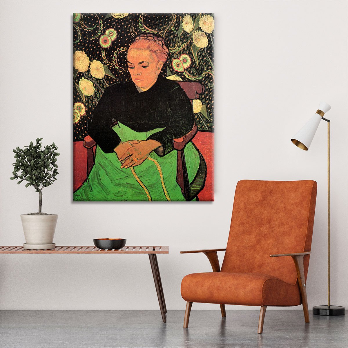 Madame Roulin Rocking the Cradle La Berceuse by Van Gogh Canvas Print or Poster