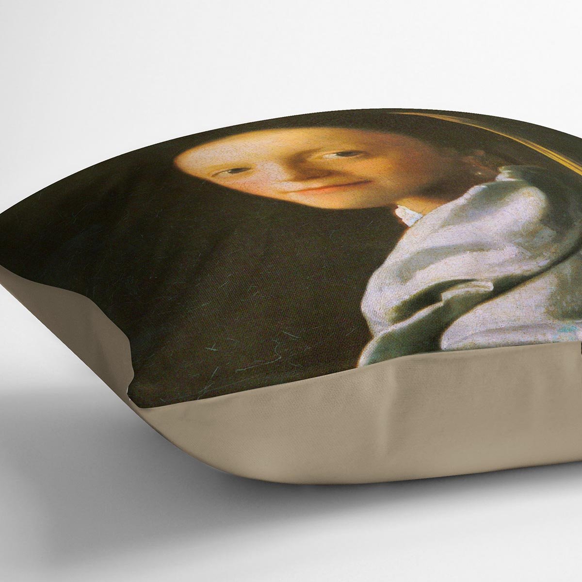 Maid by Vermeer Cushion