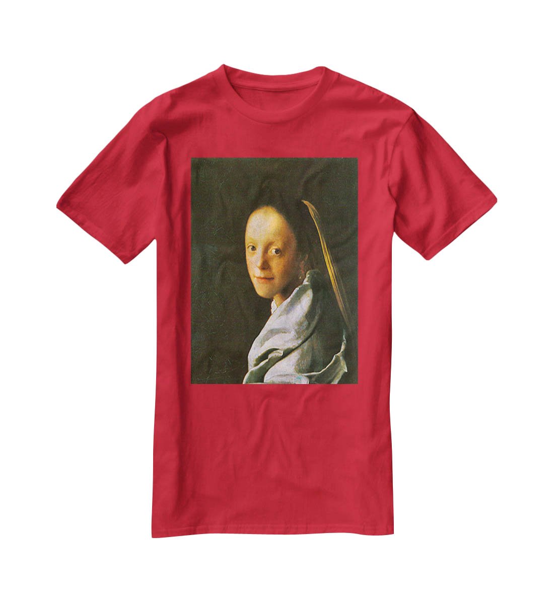 Maid by Vermeer T-Shirt - Canvas Art Rocks - 4