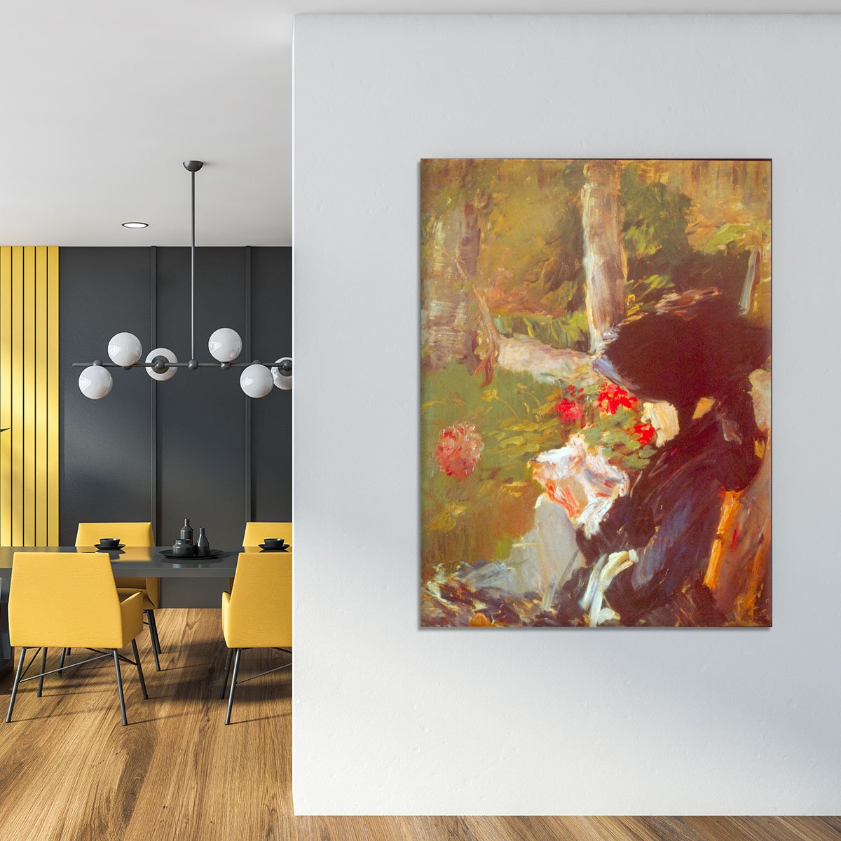 Manets Mother by Manet Canvas Print or Poster