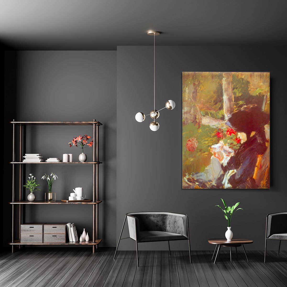 Manets Mother by Manet Canvas Print or Poster