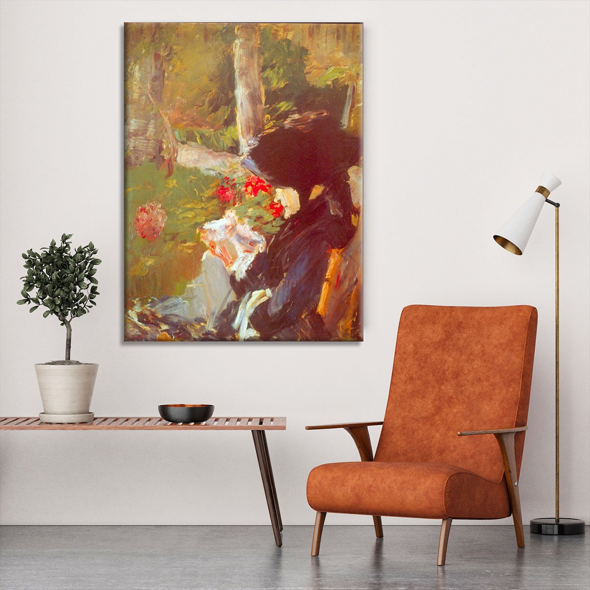 Manets Mother by Manet Canvas Print or Poster