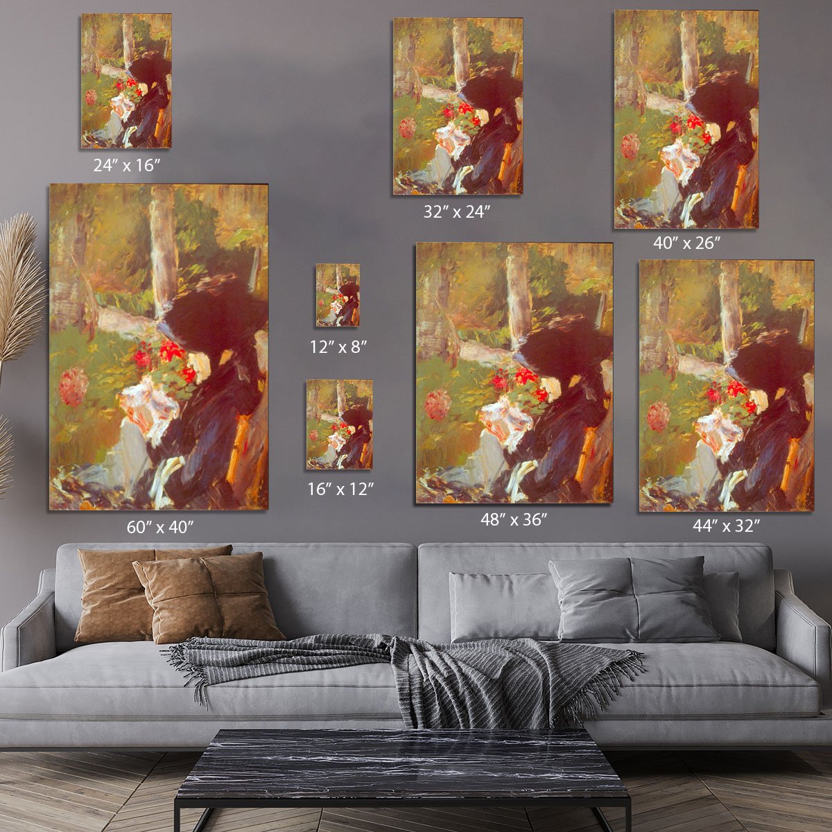 Manets Mother by Manet Canvas Print or Poster