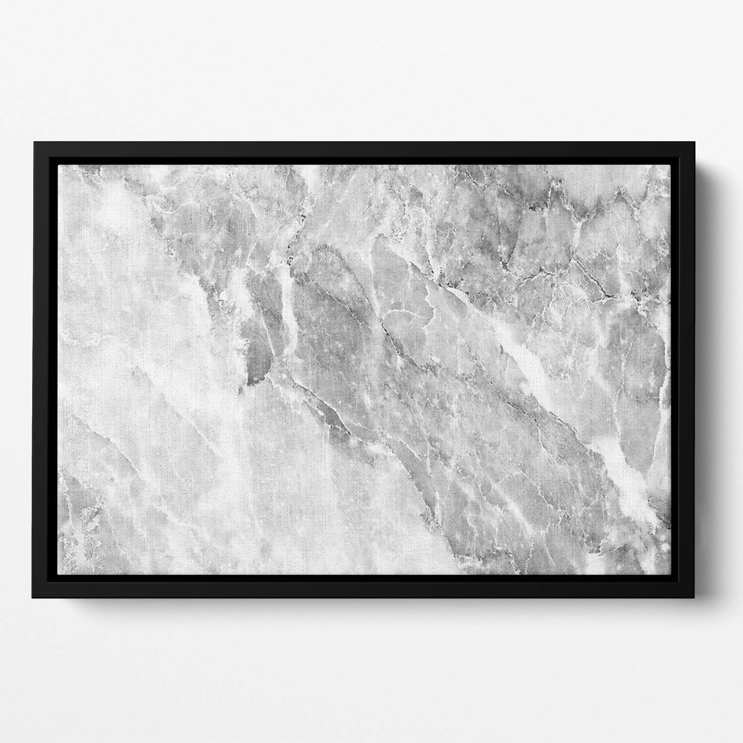 Marble Floating Framed Canvas