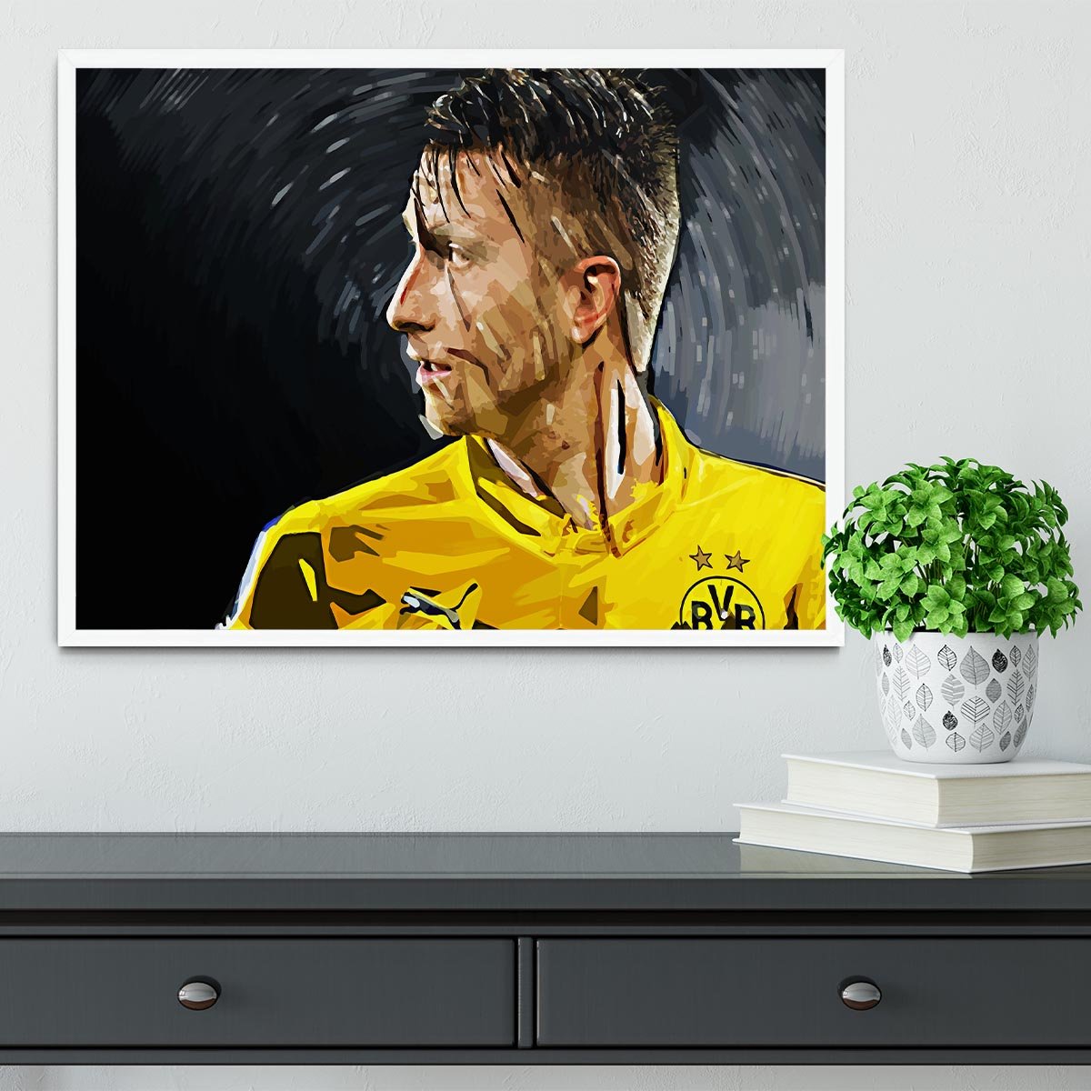 Marco Reus Framed Print - Canvas Art Rocks -6