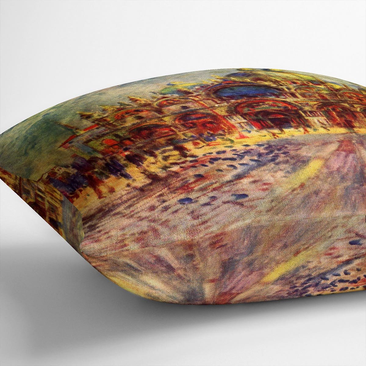 Marcus place in Venice by Renoir Throw Pillow