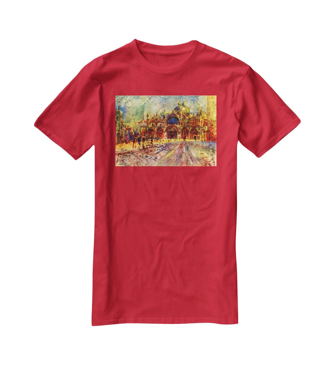 Marcus place in Venice by Renoir T-Shirt - Canvas Art Rocks - 4