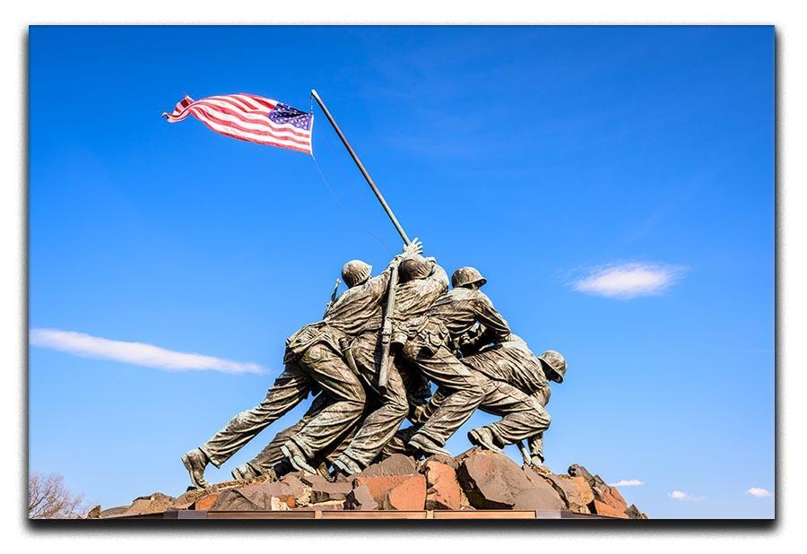 Marine Corps War Memorial at dawn Canvas Print or Poster  - Canvas Art Rocks - 1