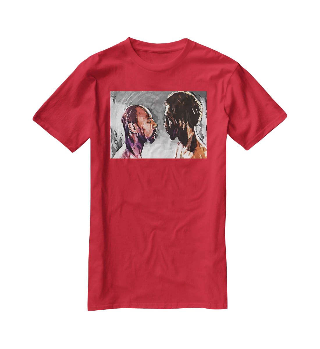 Marvin Hagler v Thomas Hearns T-Shirt - Canvas Art Rocks - 4