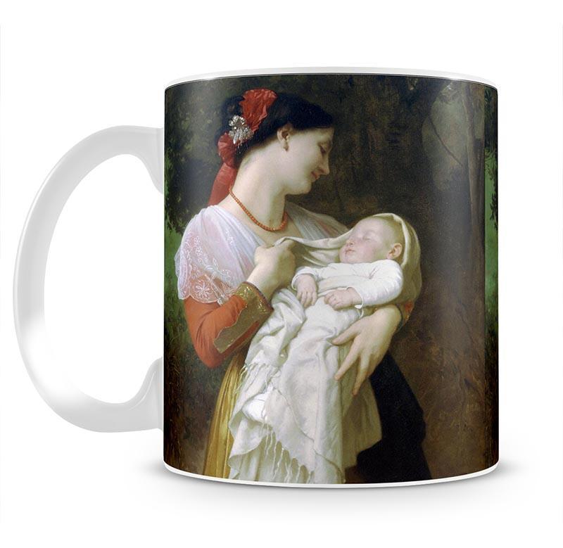 Maternal Admiration By Bouguereau Mug - Canvas Art Rocks - 2